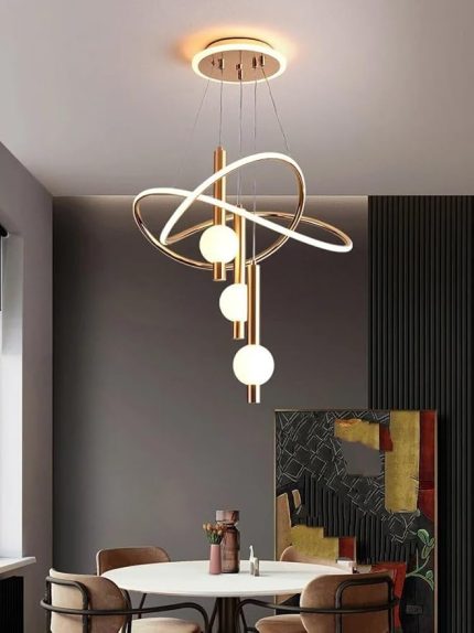 Gold 3 color Chandelier Lamps Modern lamp Simple Ceiling Light Personality Restaurant lamp - lamp Ceiling Light,Chandelier Lamp