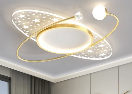 GOLD STARS CEILING LIGHT