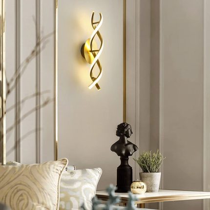 Spiral Bar gold 3 color Wall bracket