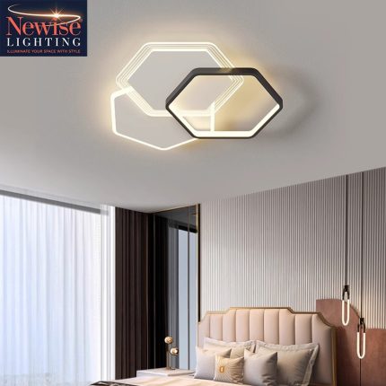 3 color Led Hexagon Ceiling Light