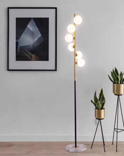 floor Lamp Frosted Glass LD011