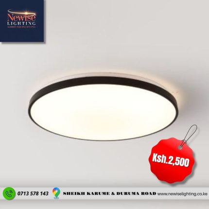 Slim panel black Ring Tri-color Ceiling  light