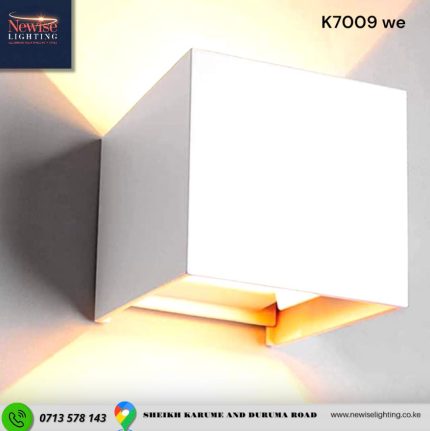 Square Tri-Color Indoor Wall Light