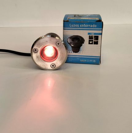 Inground Light Waterproof Floor Light Red - IP65 1 Watt