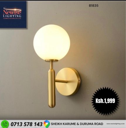 Modern Gold ball Wall light