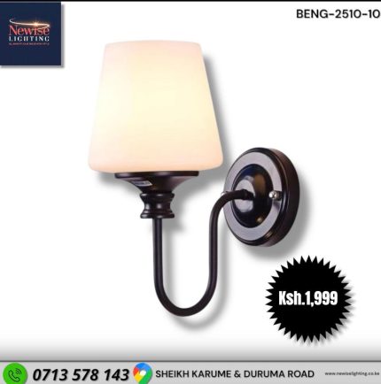 Antique Curve black Wall light
