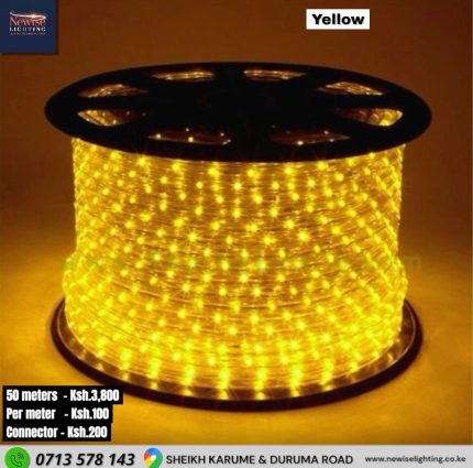 50mtrs  Double line Snakelight- Golden Yellow