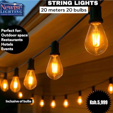 Connectable 20Mtr 20 bulbs String light