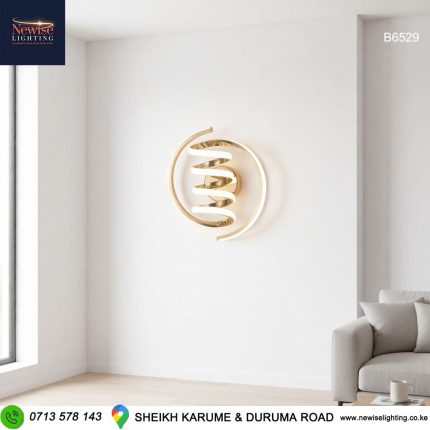 Elegant Spiral LED Tri-color Wall light
